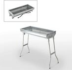 Buy Biki Stainless Steel Charcoal Bbq Grill With Stand  5Kg Charcoal in Saudi Arabia