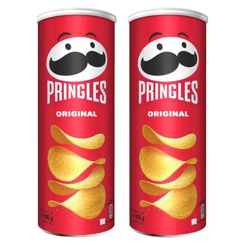 Pringles Original Potato Chips 165g Pack of 2 price in UAE | Carrefour ...