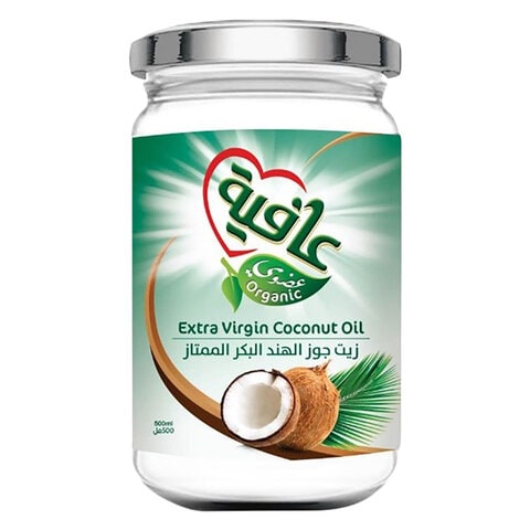 Buy Afia Organic Extra Virgin Coconut Oil 500ml in Saudi Arabia
