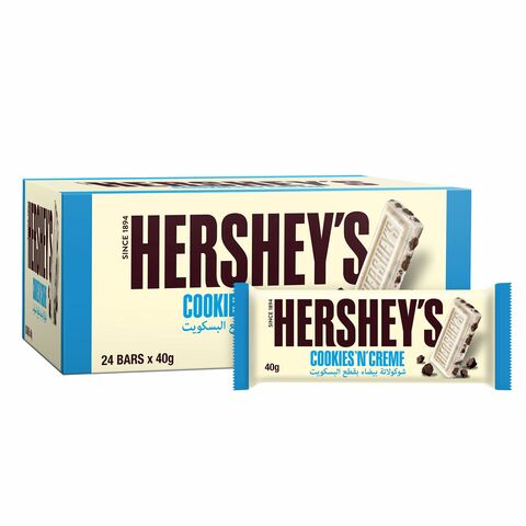 Hershey&#39;s Cookies N Creme Chocolate Bar 40g