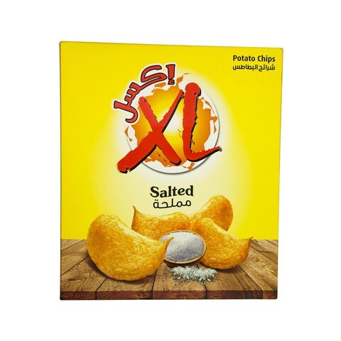 XL Chips Salted Potato Chips 26g Pack of 14