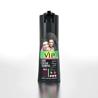 VIP Original Natural Hair Color Shampoo Black 180ml - Arabic