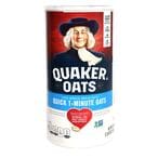 Buy Quaker Oats 100% Whole Grain Quick 1-Minute Oats 1.19kg in UAE