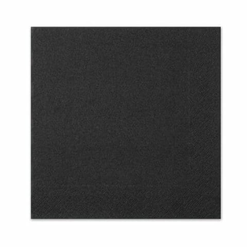 Buy Black Luncheon Napkins (2-Ply) (20/Pkg) in UAE