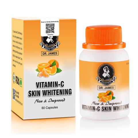 Dr James Vitamin-C Skin Whitening 60 Capsules