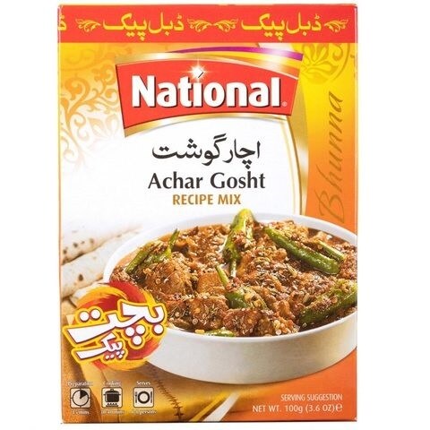 National Achar Ghosht Recipe Mix 100 gr