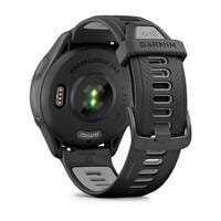 Garmin Forerunner 265 GPS Running Smartwatch, Black Bezel And Case With Black/Powder Gray Silicone Band, 010-02810-10