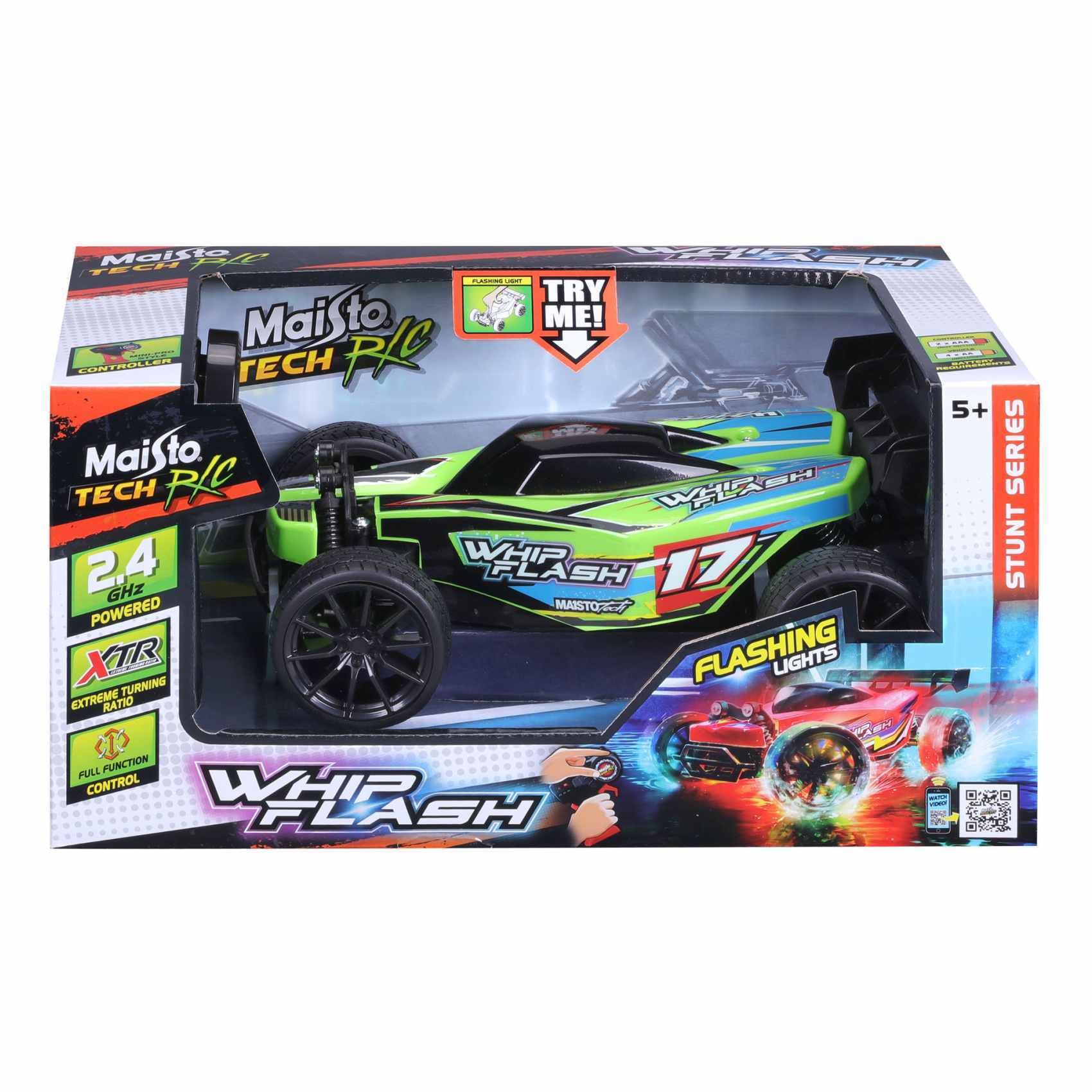 Buy Maisto Tech Stunt Series Whip Flash Light Up RC Car