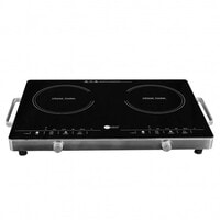 AFRA Infrared Cooktop (Double), 3000W, LED Display, Child Lock, Crystal Plate, Stainless Steel Body, G-Mark, ESMA, RoHS, And CB Certified, 2 Years Warranty.