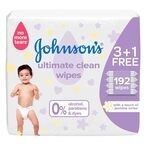 Buy JOHNSON’S ULTINATE CLEAN WIPES 3+1FREE in Kuwait