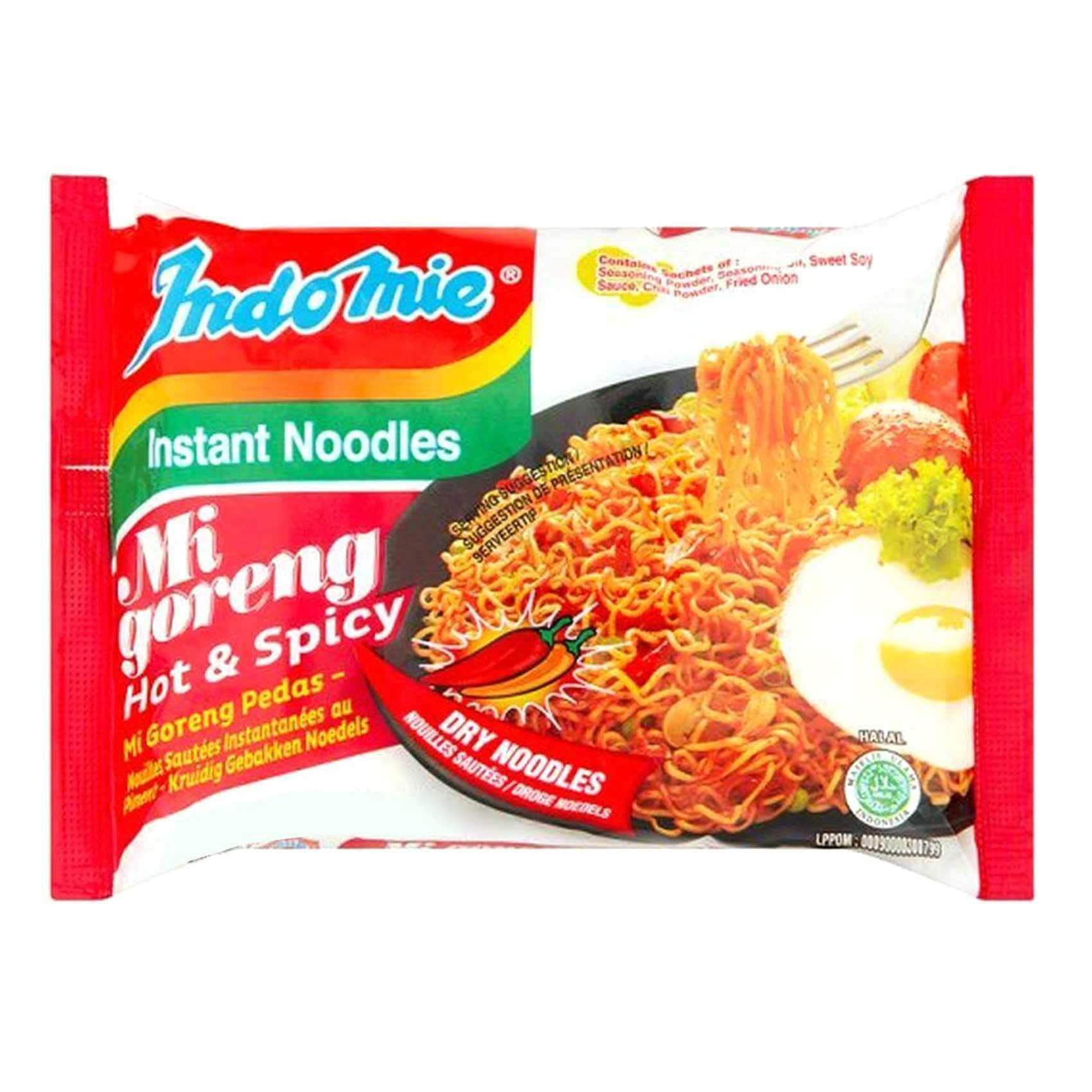 Buy Indomie Mi Goreng Hot and Spicy Instant Noodles 75g ...