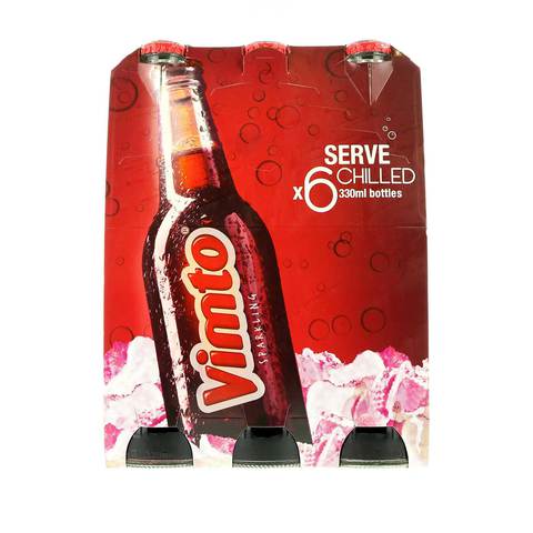 Vimto Sparkling Soft Drink 330ml Pack of 6