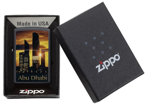 Zippo Lighter Model 218 Ci412380 Abudhabi Skyline Design