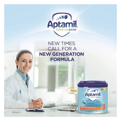 Aptamil Advance Junior Next Generation Growing Up Formula Milk Powder Stage 3 1-3 Year 400g