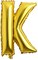 Generic K Letter Decorative Foil Balloon For Party 16Inch