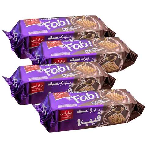 Parle Fab Choco Biscuit 112 Gram 4 Pieces