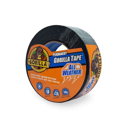 Gorilla Tough & Wide Duct Tape, 2.88 x 25 yd, White, (Pack of 1)