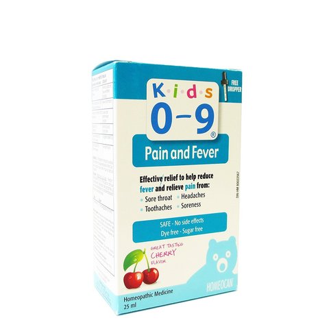 KIDS 0-9 Pain and Fever Cherry Flavor 25 ml