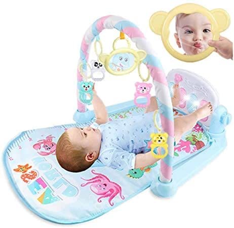 Buy Baby Gym And Playmats Infant Activity Fitness Kick And Play Piano Mat Play Mat Activity Gym Musical Development Playmat For Toddlers Infants Newborn Girls And Boys Ages 0 To 36 Months