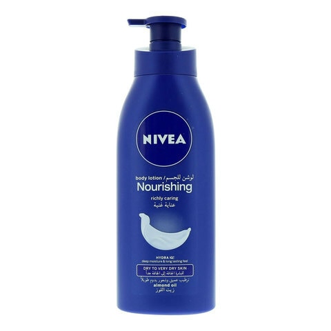 NIVEA Body Lotion Moisturizer for Extra Dry Skin, 48h Moisture Care, Nourishing Almond Oil &amp; Vitamin E, 400ml