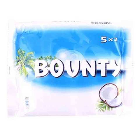 Bounty Chocolate Bar 57 Gram 5 Pieces