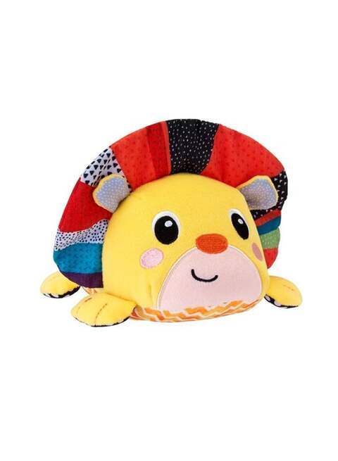 Infantino Musical Mover &amp; Shaker Lion Toy For Baby From 3 Months And Above, Multicolour