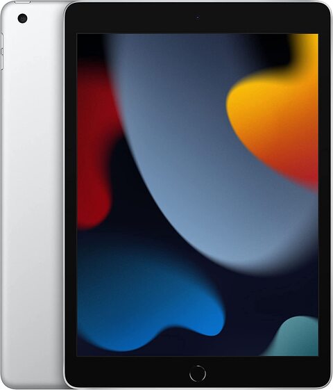 Apple iPad 2021 (9th Generation), 10.2-Inch, Wi-Fi, 64GB, Silver - Middle East Version (With FaceTime)