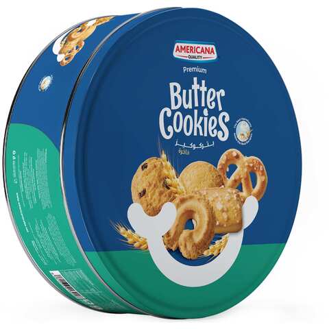 Americana Butter Cookies Blue Tin 908g