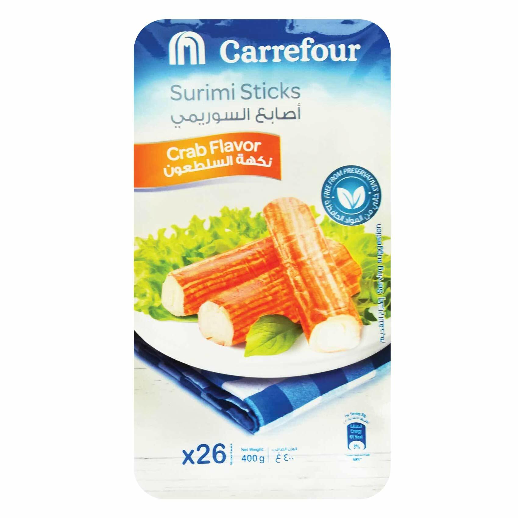 Buy Carrefour Crab Surimi Sticks 400g Online Shop Fresh Food on