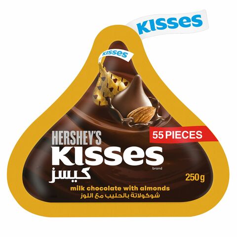 Hershey&#39;s Kisses Milk Chocolate With Almond 250g