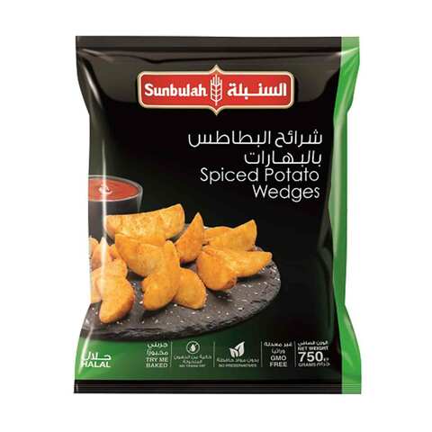Buy Sunbulah Spicy Potato Wedges 750g in Saudi Arabia