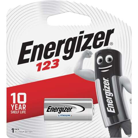 Energizer Lithium Batteries 3V (EL123)  Pack of 2
