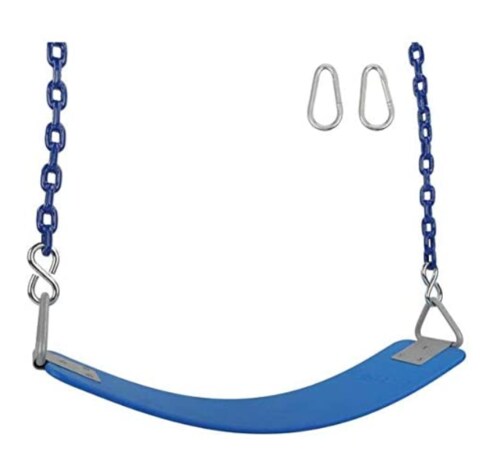 XIANGYU toys swing seat yard swing for kids &amp; adults with metal triangle ring 2 chain and snap hooks