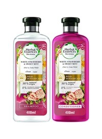 Herbal Essences Bio Renew White Strawberry And Sweet Mint Shampoo 400ml + Conditioner 400ml