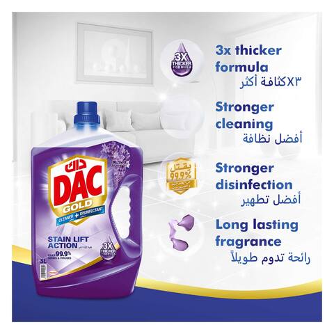 Dac Gold Cleaner + Disinfectant Lavender 1L