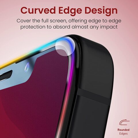 Moxedo Glass Screen Protector Compatible For iPhone 13 Pro 6.1 inch Ultra HD Clear Glass Screen Protector With Easy Installation Frame 3Pack