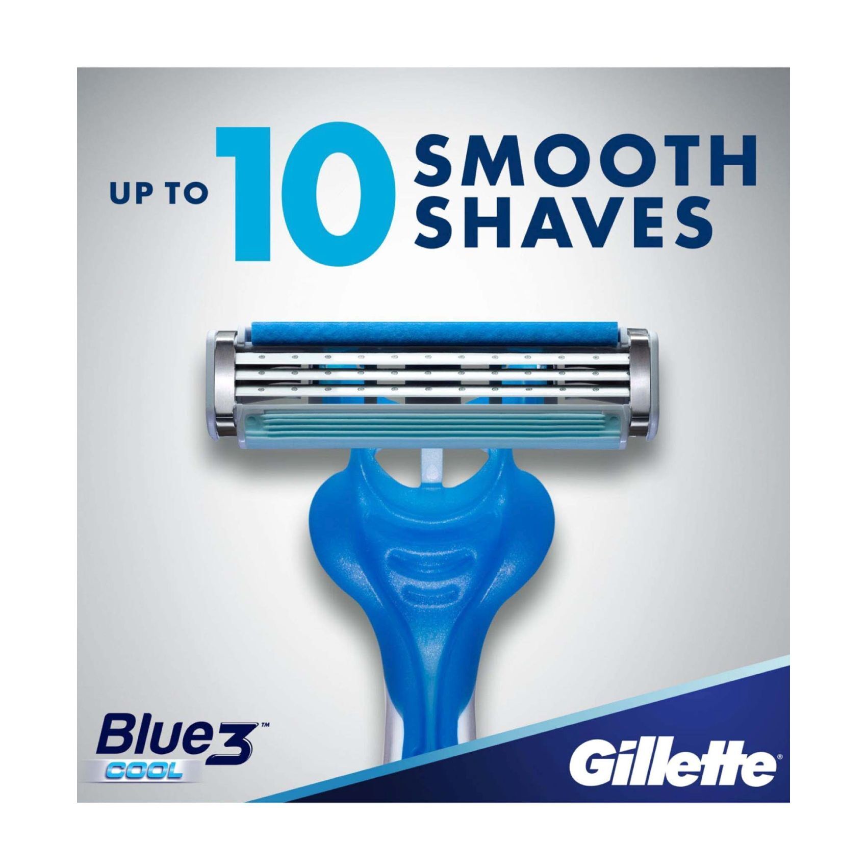 Buy Gillette Blue3 Cool Men’s 3-Bladed Disposable Razor Count 6 Online ...
