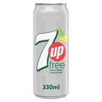 Buy 7UP Free Carbonated Soft Drink 330ml in Kuwait