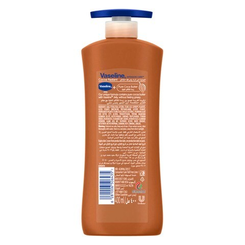 Vaseline Intensive Care Cocoa Radiant Body Lotion White 400ml