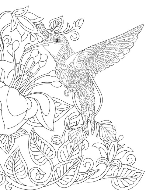 Wilderness- Colouring Book for Adults