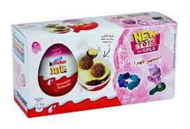 Kinder Joy With Surprise For Girls Chocolate 20g x Pack of 3