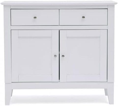 Small on sale white sideboard