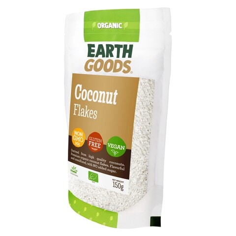 Earth Goods Organic Coconut Flakes 150g