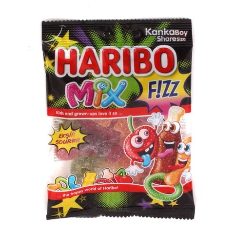 Buy Haribo Mix Fizz Candy 70g Online | Carrefour Qatar