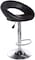 LANNY Modern Bar Stool T307G BLACK High Arm Chair With Leather Seat and Adjustable Height-Up and Dwon for Kitchen/Bar shop/Dining Room/Home/Restaurant/Study/Desk/Computer/Counter/Indoor/Cocktail