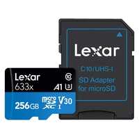 Lexar High Performance microSDHC with Adapter 633x 256GB UHS-I Black/Blue