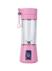 Generic USB Rechargeable Fruit Juicer, NF03231275 - Pink
