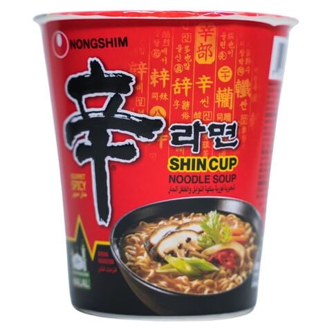 Nongshim Shin Ramyun Cup Noodle Soup 68g