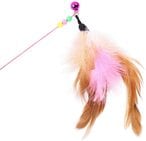 Buy Generic Feather Teaser Exerciser Interactive Cat Toy Animals Wand in UAE