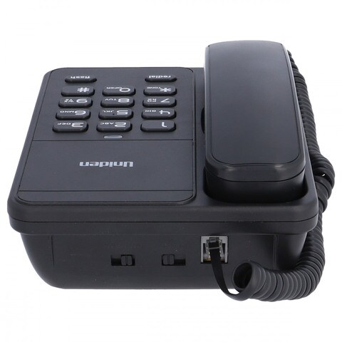 Uniden Japan Classic Compact Basic Desktop Phone AS7202 Black